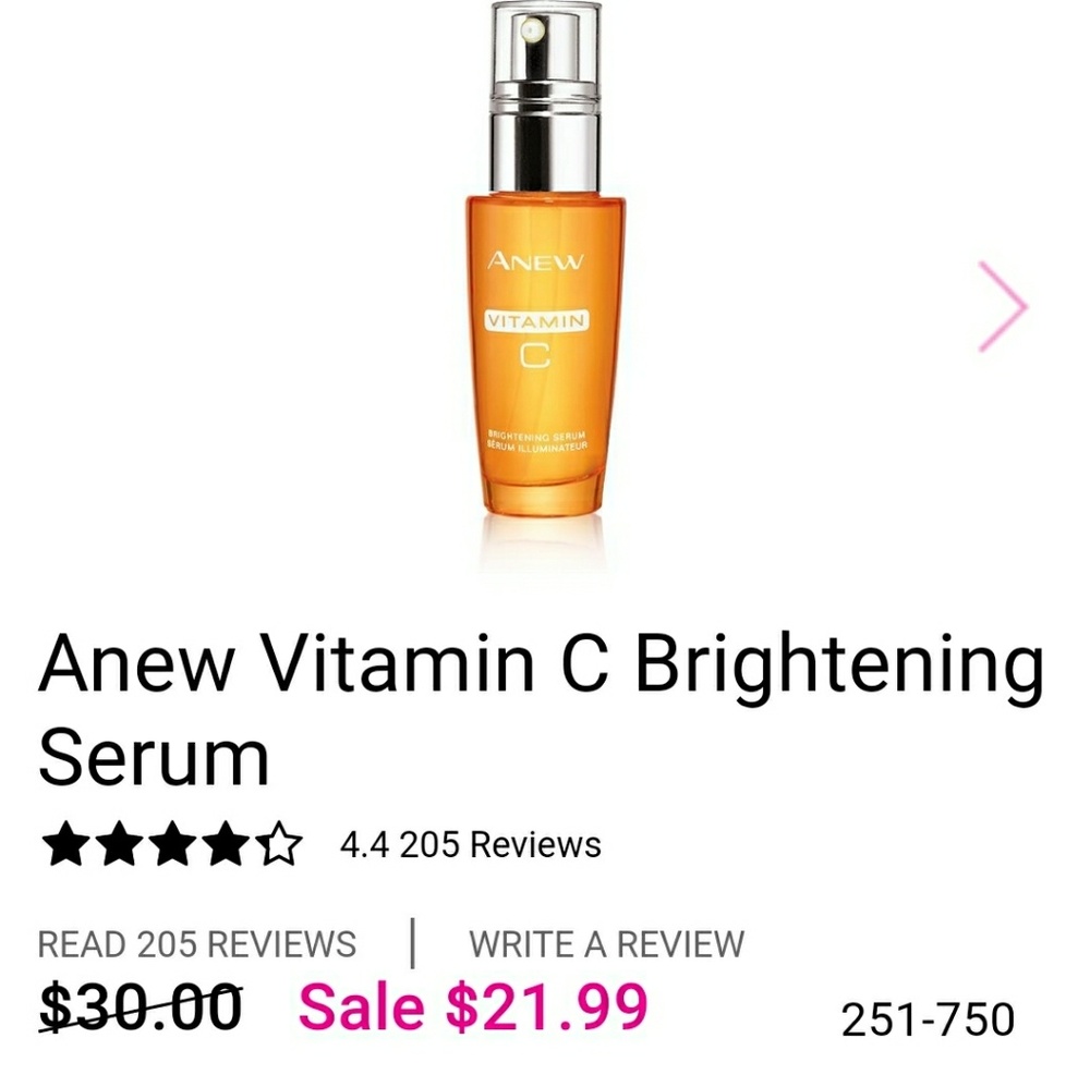 anew vitamin c brightening serum